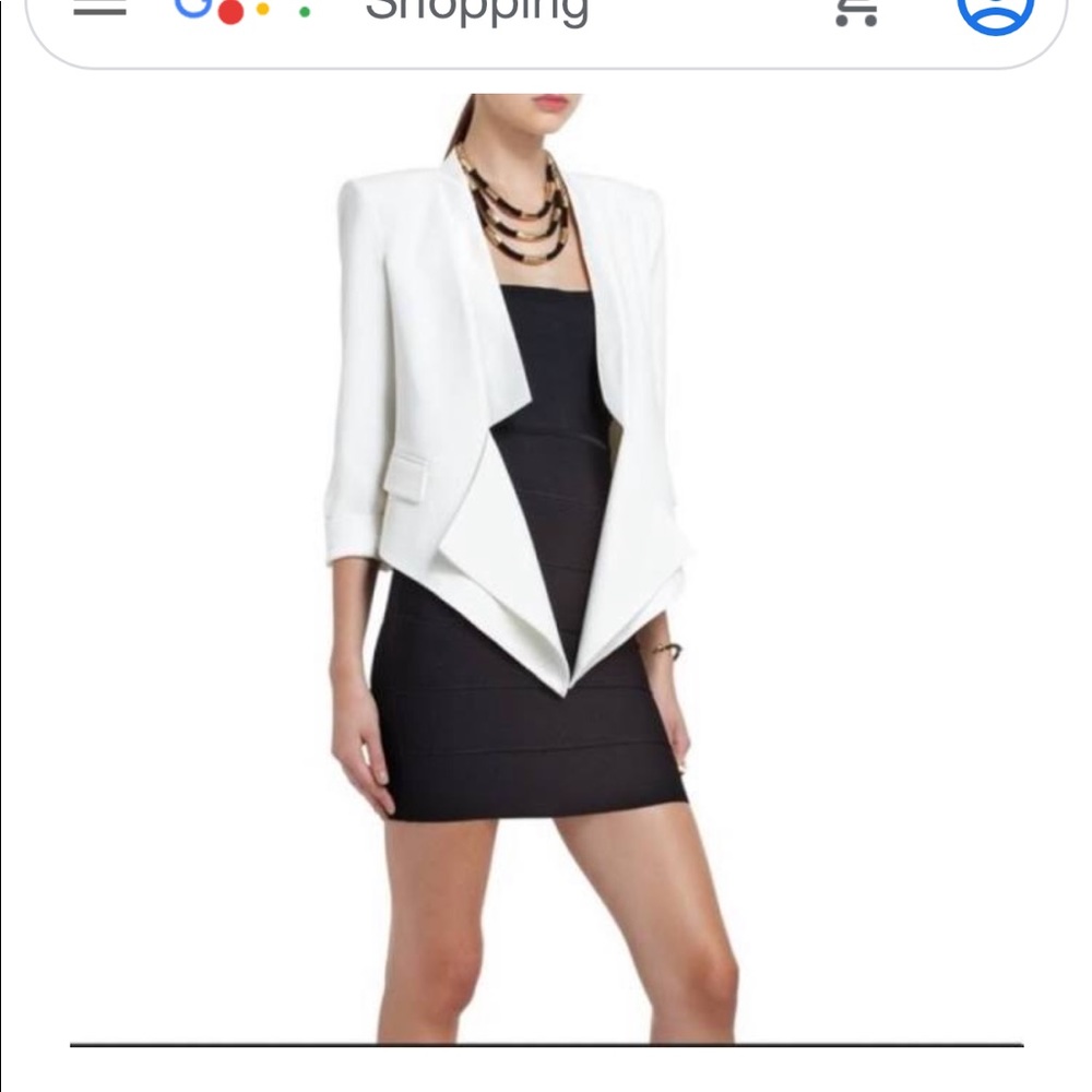 BCBGMaxAzria white blazer